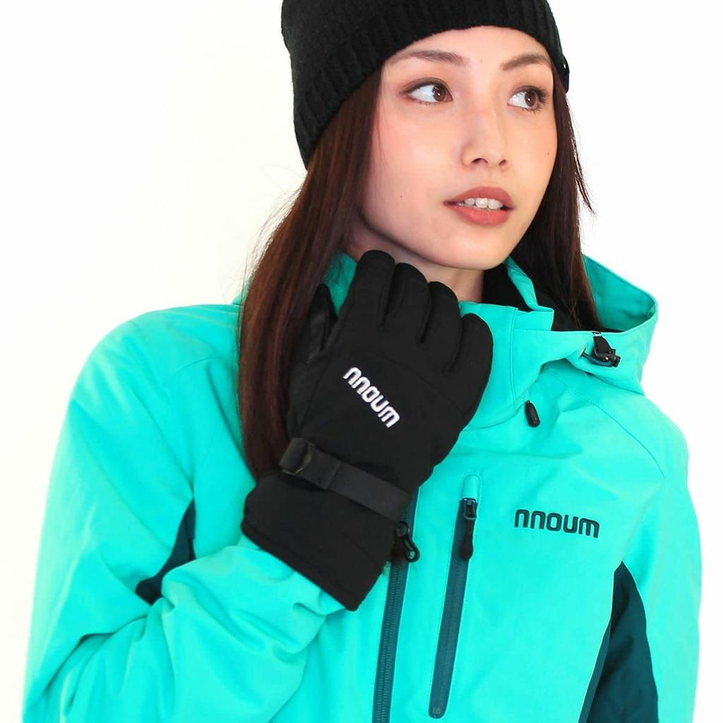 NNOUM COWT XL Skihandschuhe für und Isoliert für Perfekt für Schneespiel Damen Fünffinger Komfort, Wasserdicht, Winter,