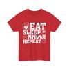Eat Sleep Anime Repeat T-Shirt | Anime Graphic Shirt | Manga Vibe Look