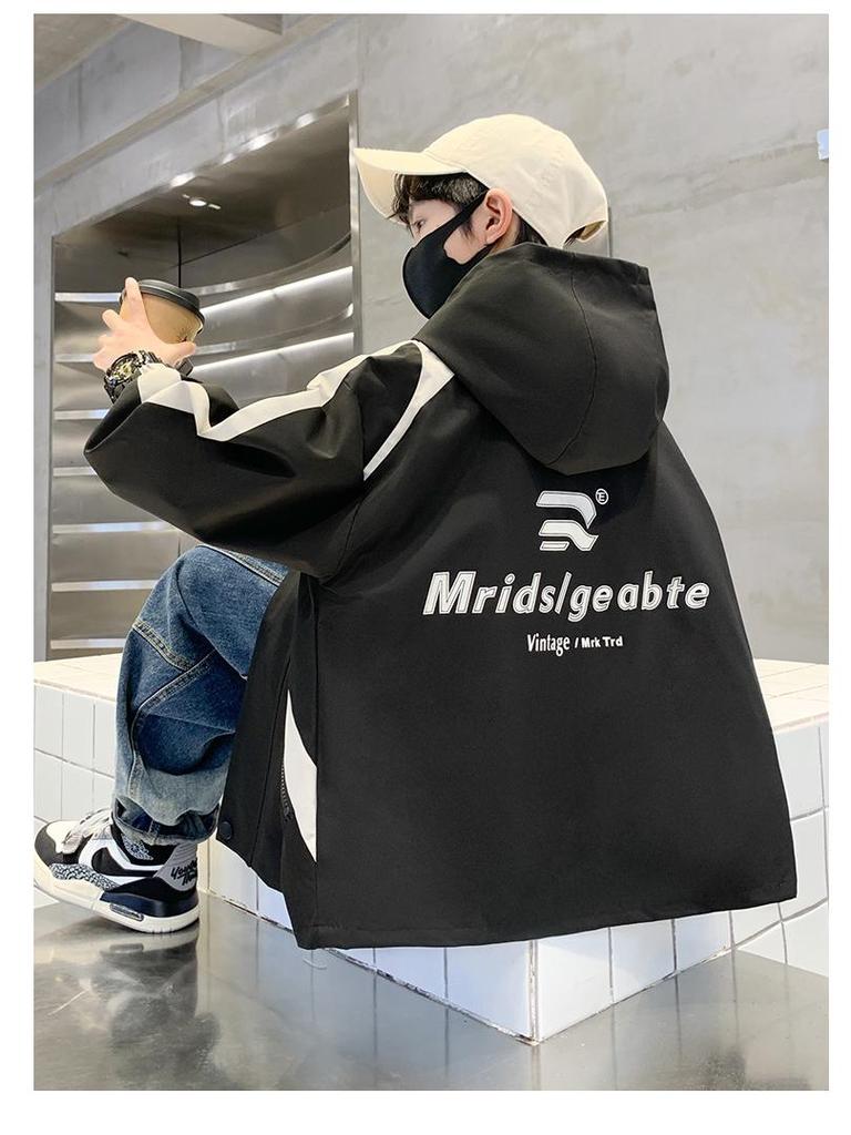 2025 Neue Jungen Winddichte Kapuzenjacke - Frühling/Herbst Stil