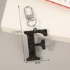 Simple Letters Keychain Backpack Pendant Keyring Bag Hanging Decoration Accessories Gift