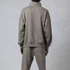 Fear of God Essentials Felpa Unisex con Mezza Zip FW20 Grigio Tortora FOG-FW20-209