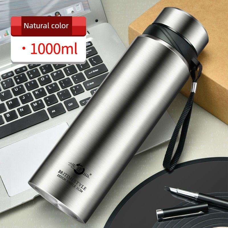 Smart 304 Stainless Steel Large Capacity Vacuum Cup for Male and Female Students Indoor Outdoor Portable Business Tea Making Water Cup