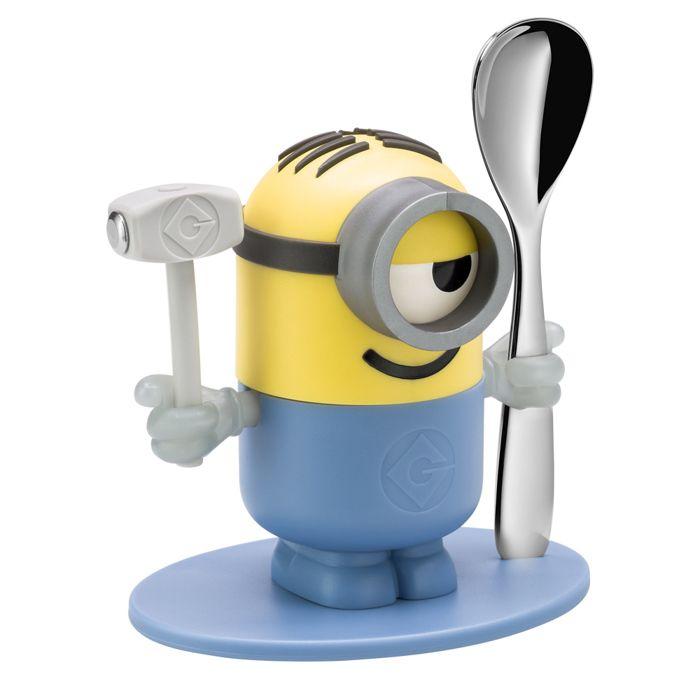 Coquetier - WMF - Minions - Plastique haute qualité - Cuillère en inox 18/10 - Compatible lave-vaisselle