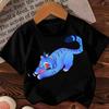 2026 Anime Fans T-shirt Children's Clothing KPop Demon Hunters Saja Boys Kids T-shirts Baby Girl Boy Cartoon Short Sleeve Tops