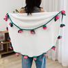 Colorful Artificial Flower Blanket Fashion Rose Flower Nap Blanket  Valentine's Day