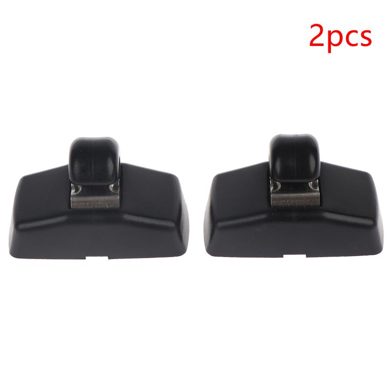 

2Pcs Sun Visor Hook Clip Bracket Hanger Compatible Interior Visor Clip Hook Clip Bracket Replacement Car Accessories чорний