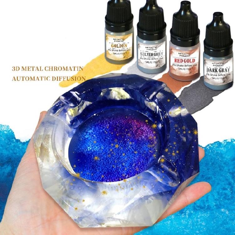 Set of 24 Resin Dye Craft Pigments Epoxy Resin Dye Concentrated Resin Colorant for Projects Paintings and Accessories