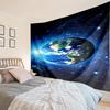 Cosmic Yin Yang Clock Tapestry Room Decoration Wall Hanging for Living Room Bedroom, dormitory, Birthday and Christmas gifts