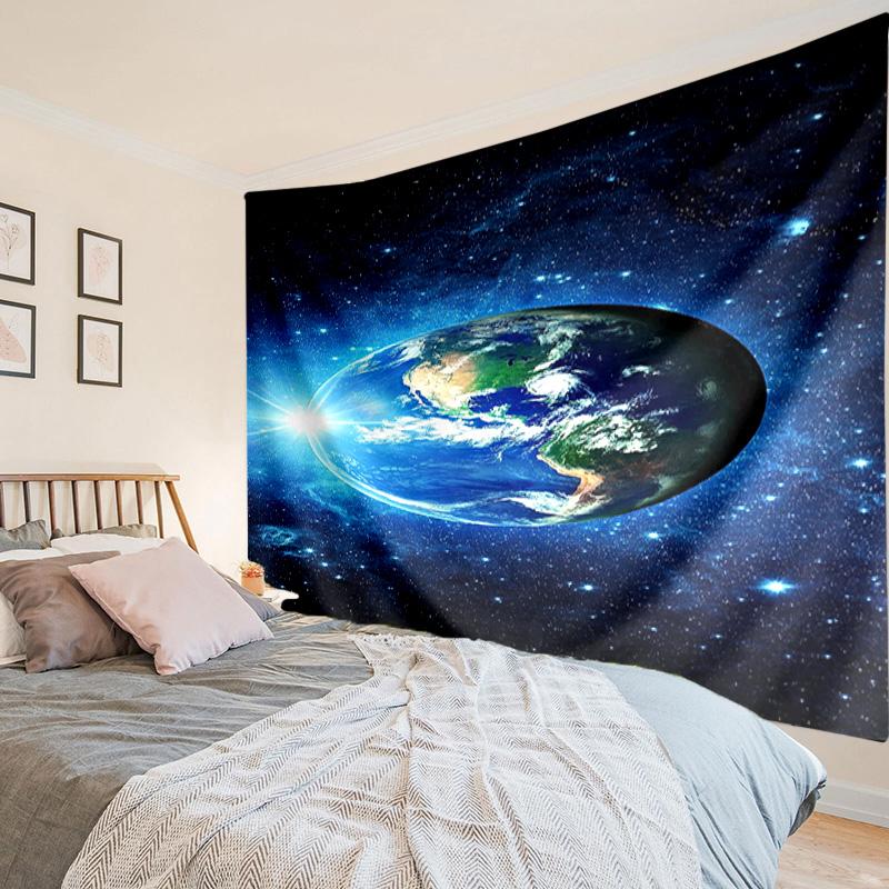 Cosmic Yin Yang Clock Tapestry Room Decoration Wall Hanging for Living Room Bedroom, dormitory, Birthday and Christmas gifts