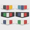 Car Sticker Italy Germany France England Flag Badge Emblem Decals for CAMA-RO Chevro-let Chevy Camaro Cruze Bumblebee Captiva Aveo