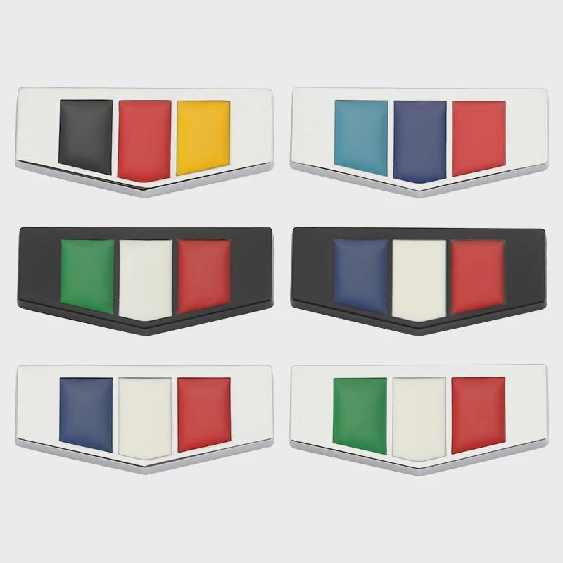Car Sticker Italy Germany France England Flag Badge Emblem Decals for CAMA-RO Chevro-let Chevy Camaro Cruze Bumblebee Captiva Aveo