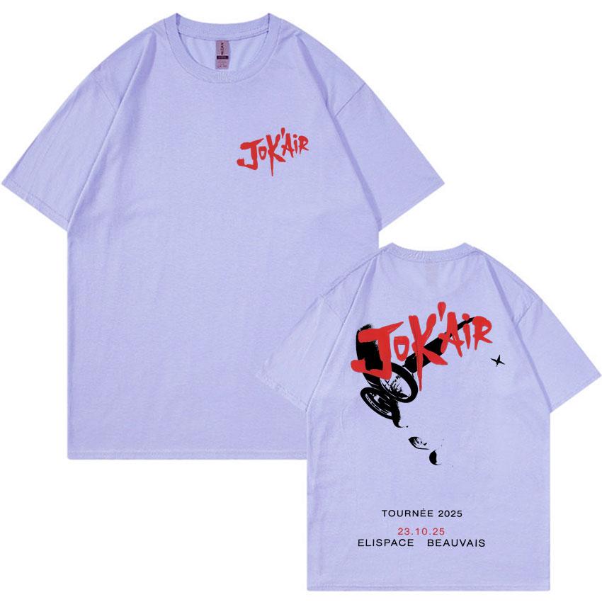 Rapper Jokair Melvin De Paris Graphic Harajuku Tshirt Mens Women Aesthetic Hip Hop Music Short Sleeve Tshirts Casual T Shirts