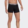 Adidas Stretch Boxer Briefs 3-Pack Men Underwear Black FS8393