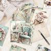 32pcs, Vintage Mint Spring Postcards, Perfect for Birthday/anniversary Gifts, Suitable for Collecting, Giving, and Mailing.