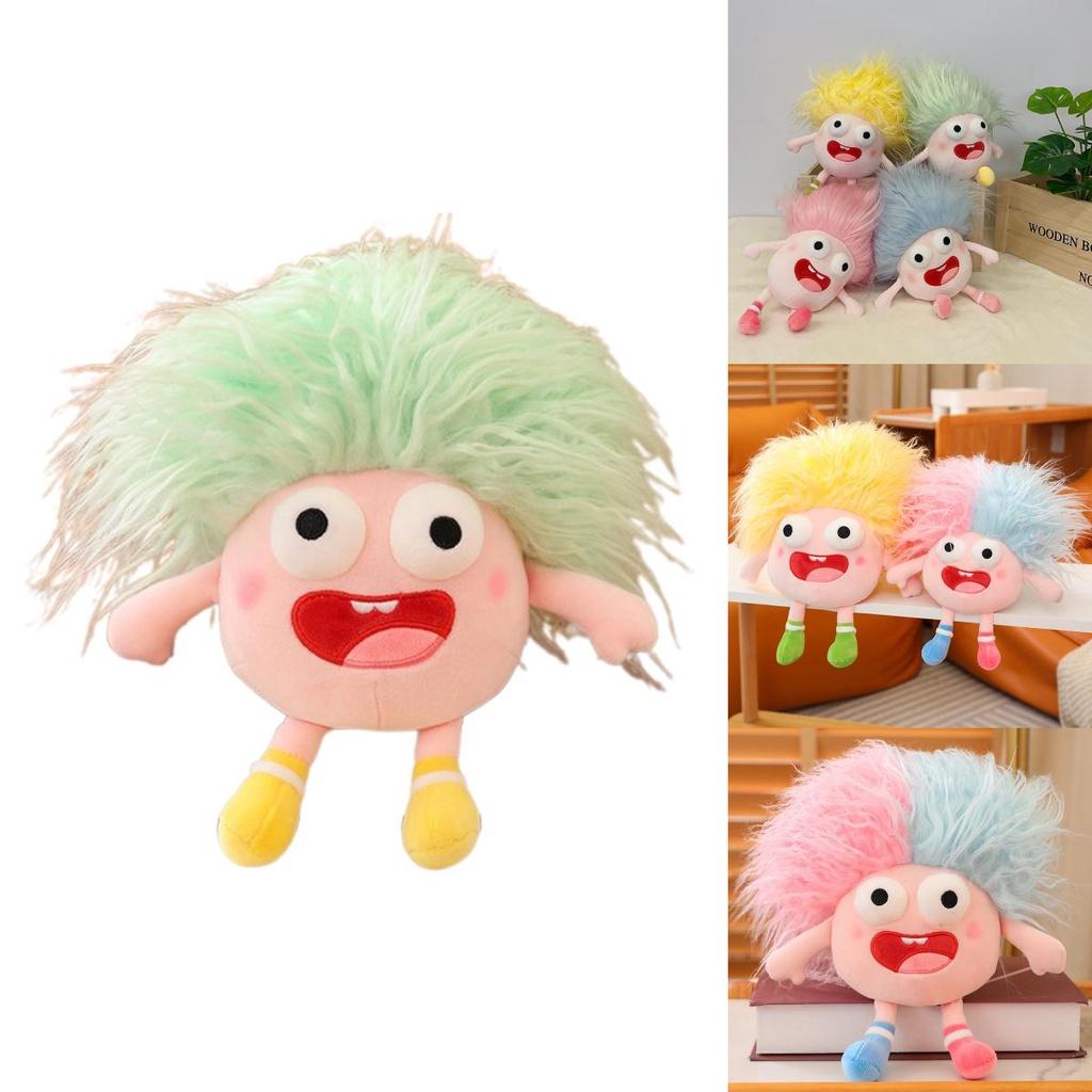 Funny Plush Toy With Big Eyes And Fluffy Hair Perfect For Diy Ugly Dolls In Stock