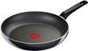 Frying for Gas Stoves Easy To Mirror D53405 T-fal Pan, 26cm, Only, Long-Lasting Non-Stick, Clean, "Black Intense"