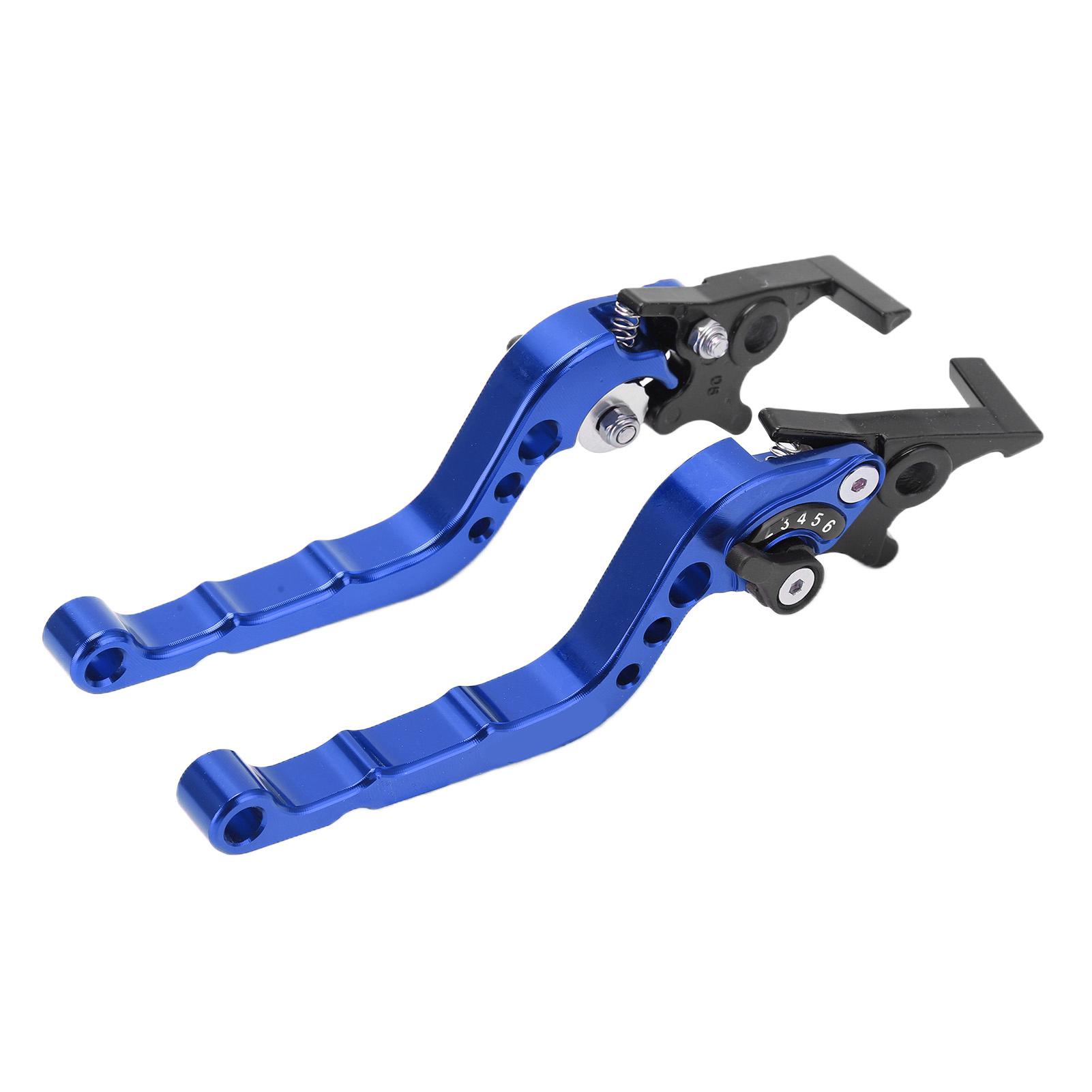 

Мотоциклетная ручка сцепления и тормоза, рычаг, алюминиевый сплав с ЧПУ, универсальные мотоаксессуары, синий синий