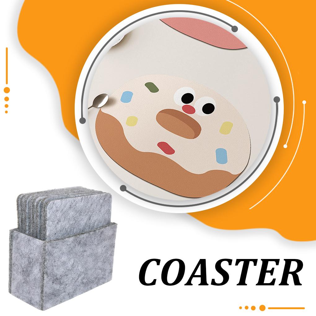14pcs/set Super Practical Coasters Set For Kitchen Supplies Furniture Placemats