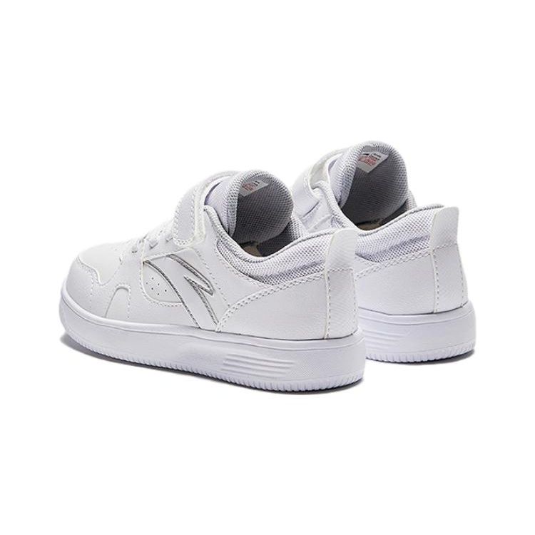 Anta Comfortable Simple Shock Absorbing Wear Resistant Breathable Low Top Kids Skate Shoes Kids Sneaker White 332419931S-2