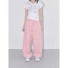 Trendige Damen-Sweatpants mit weitem Bein, Elastischer Bund mit Kordelzug, Entspannte Hose, Lässige Streetwear-Hose für den täglichen Gebrauch & zum Entspannen