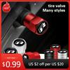 Per VW VOLKSWAGEN 2026 Nuovi 4 Pezzi Tappi Valvole Pneumatici in Metallo Copri Polvere Pneumatici Auto Accessori Per Volkswagen R Caddy Golf Passat Tiguan
