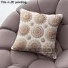 Bohemian Sunflower Mandala Throw Pillow Covers Pattern Cushion Cover Suitable For Sofa Bedroom Car Pillow Cover