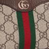 Gucci Ophidia Logo Classic Canvas And Leather Mini Shoulder Bag Women Shoulder Bag Beige Dark-Brown 838465-FAE0P-9746