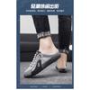 Men Plus Size Breathable Closed Toe Casual Slides Beach Summer Shoes