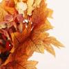 Thanksgiving Maple Leaf Garlands Decorative Candle Rings Dining Room Decoration Autumn Wreath Candlestick Holder