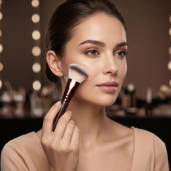 5/6/7 Stk./Sæt Dobbelt-Endet Makeup Pensel Sæt Professionel Foundation Blending Løst Puder Rouge Øjenskygge Syntetiske Børstehår Kosmetisk Pensel