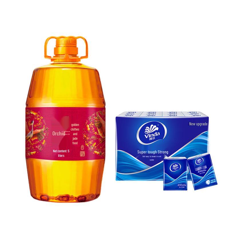 Vinda Ultra-Tough Unscented Tissues (24-Pack) with Huji Flower Peanut Oil