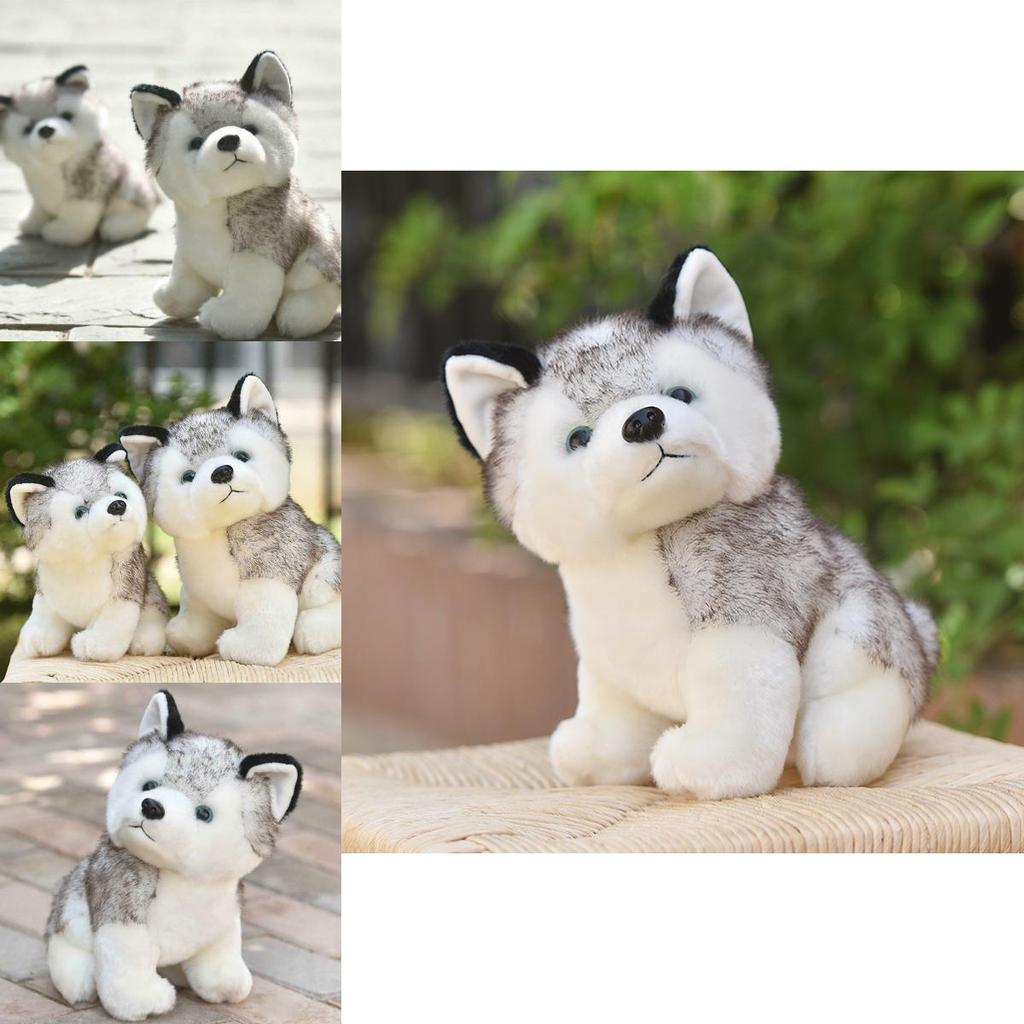 Adorable Husky Plush Doll Soft Toy Perfect Christmas Gift For Kids And Babies