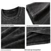 Vintage T-Shirts Street Hip Hop Punk T Shirt Men Harajuku Casual 100% Cotton Short Sleeve UNISEX Acid Wash Tees Y2k Tops
