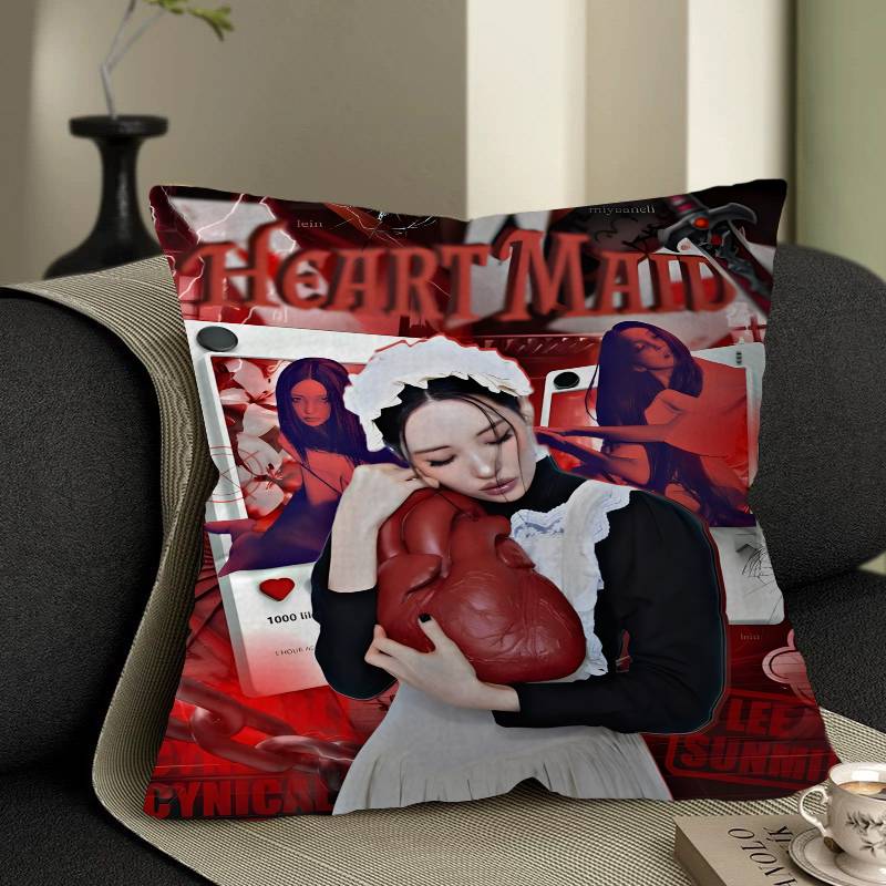 Kpop Style Lee Sunmi Pillow Gifts Home Office Furnishings Bedroom Sofa Car Cushion Cover Case 45X45Cm