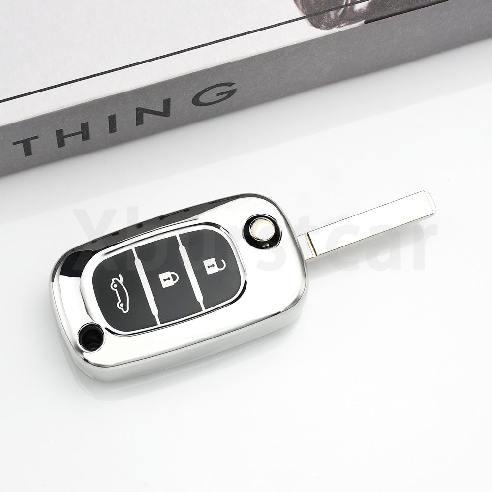 3Button Tpu Auto Key Fob Cover Case Fit For Renault Clio Megane Fluence Fit For Mercedes Fit For Lada Vesta Granta Xray Kalina Priora Sedan Sport