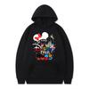 2025 New Cotton Disney Print Hoodies for Women Relaxed Fit Pullover Hooded Sweatshirt Autumn Fashion
