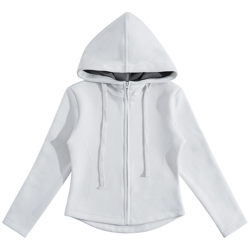 Girls' Slim-Fit Hooded Jacket - Autumn 2025 Fashionable Style for Big Kids
