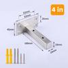 L Shape Floating Shelf Bracket Heavy Duty DIY Shelf Board Hanging Wall Bracket  Home Storage