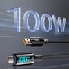 100W 6A Type C PD Quick Charger 3.0 Cable For Samsung Xiaomi Huawei USB C Mobile Phone Data Cord Fast Charging Data Cable
