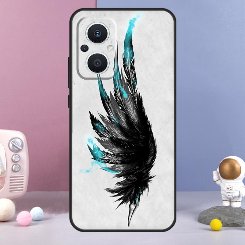 Fantasy Angel Girl Wings Funda For OPPO Reno 11 F 12F 13F 14F 10 12 13 14 Pro 7 8 Lite OPPO Find X9 X6 X5 X8 Pro Case