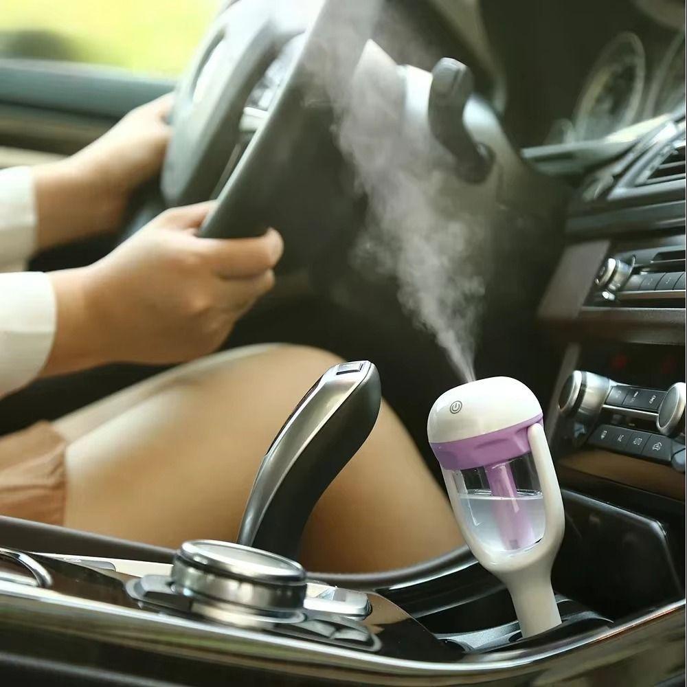 Portable Steam Air Purifier Refillable Car Air Freshener Auto Mist Maker  Vehicle Mounted