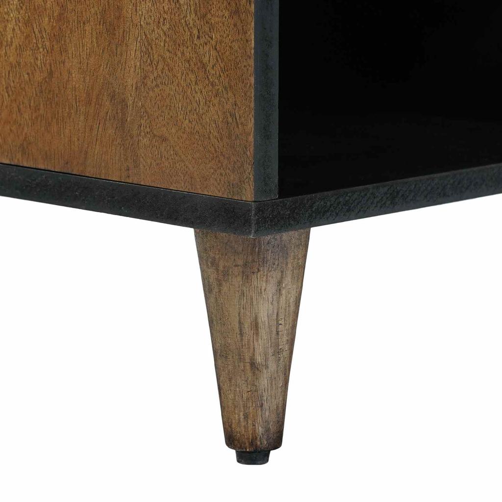 TV Cabinet Brown 100 X 33 X 46 Cm Solid Mango Wood