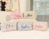 Personalized Flower Makeup Bag for Bridesmaid, Custom Embroidered Name Cosmetic Bag, Birthday Gift for Girl, Christmas Gift