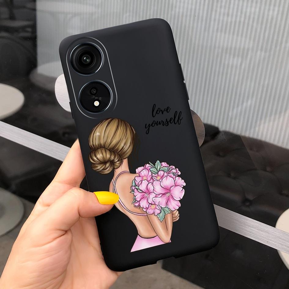 Für OPPO Reno8 T 5G Hülle Cover OPPO A78 Leopard Handyhülle Niedliche Kuh Weiche Rückseite Für OPPO Reno 8T 5G A 78 OPPOA78 A1 Pro Hülle