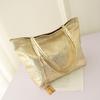 PU Leather Shoulder Bag Metallic Alligator Pattern Handbag for Easy Organization