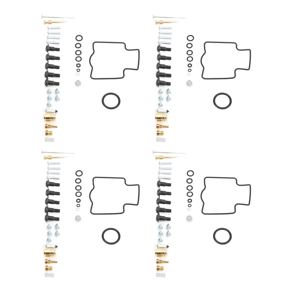 124 st Motorcykel Förgasare Reparationssats med Huvudmunstycke Packningar Ersättning för Ninja ZX9R 1998‑1999