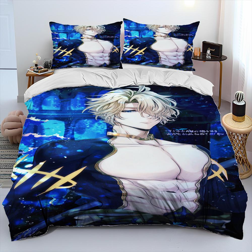 

3D Print Anime Record Of Ragnarok Comforter Bedding Set Duvet Cover Bed Set Quilt Cover Pillowcase King Queen Size Bedding Set EU single(135x200cm)