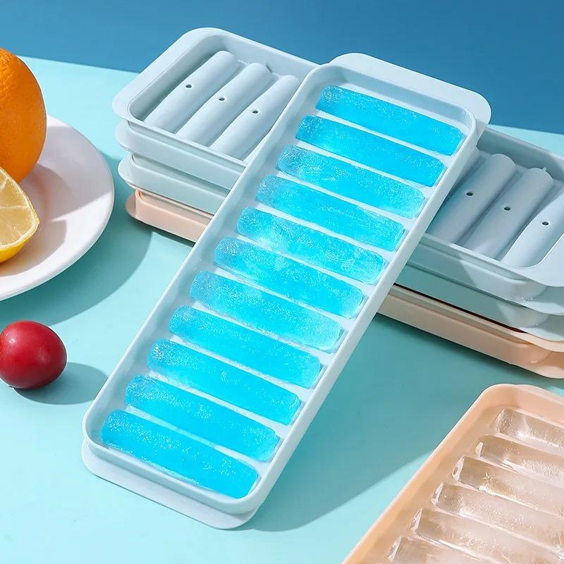 Stampo Cubetti di Ghiaccio a Barra Lunga Succo Vino Cocktail Cubetto di Ghiaccio Cilindrico Cubetto di Ghiaccio Creativo da Inserire nell'Apertura delle Bottiglie di Bevande