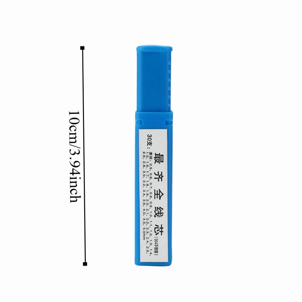 30pcs Silver Color Metal Cored Rod Metal Material Cored Rod Wire Jewelry Making Rod  DIY Craft