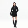 Veromoda 2025 Autumn Patchwork Acetate Blend Short Dress